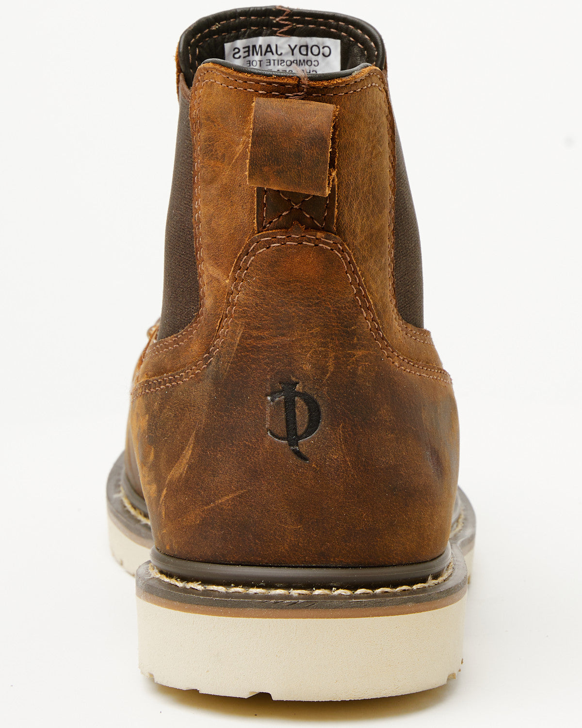 Men's Moc Chelsea Work Boots - Composite Toe Dark Brown