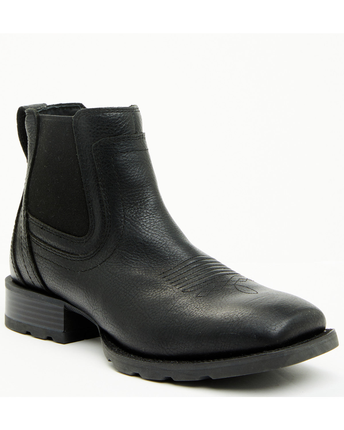 Men's Ranger Chelsea Boots - Broad Square Toe Black