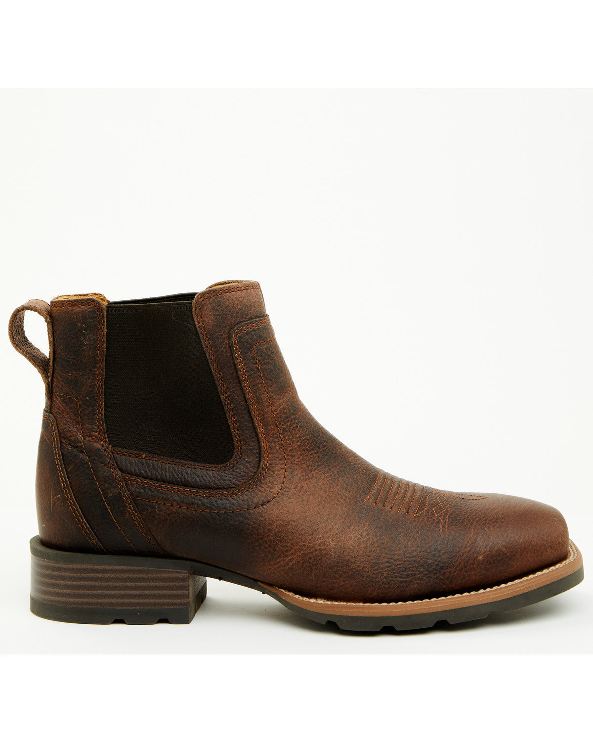 Men's Ranger Chelsea Boots - Broad Square Toe Brown