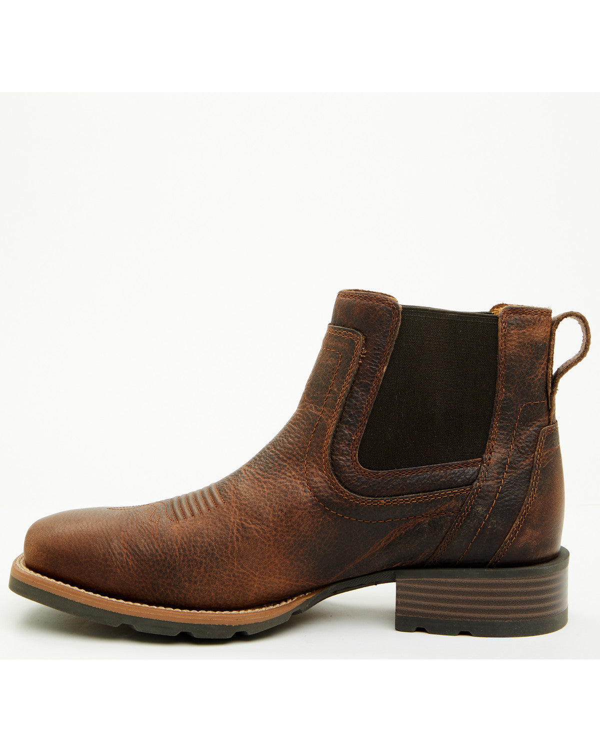 Men's Ranger Chelsea Boots - Broad Square Toe Brown