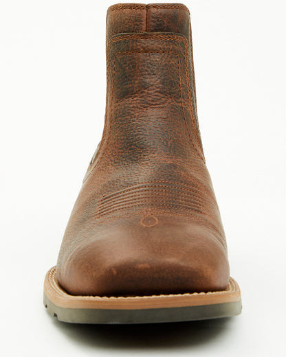 Men's Ranger Chelsea Boots - Broad Square Toe Brown