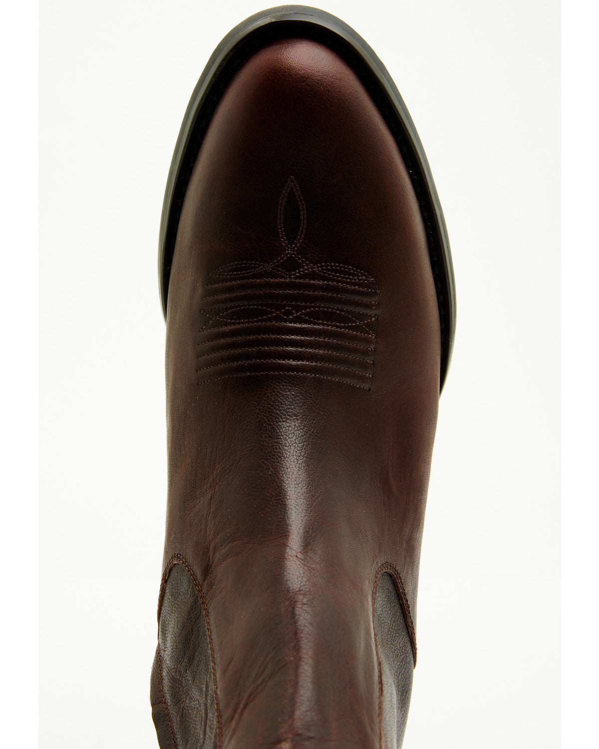 Men's Larsen Western Ankle Boots - Round Toe Cognac