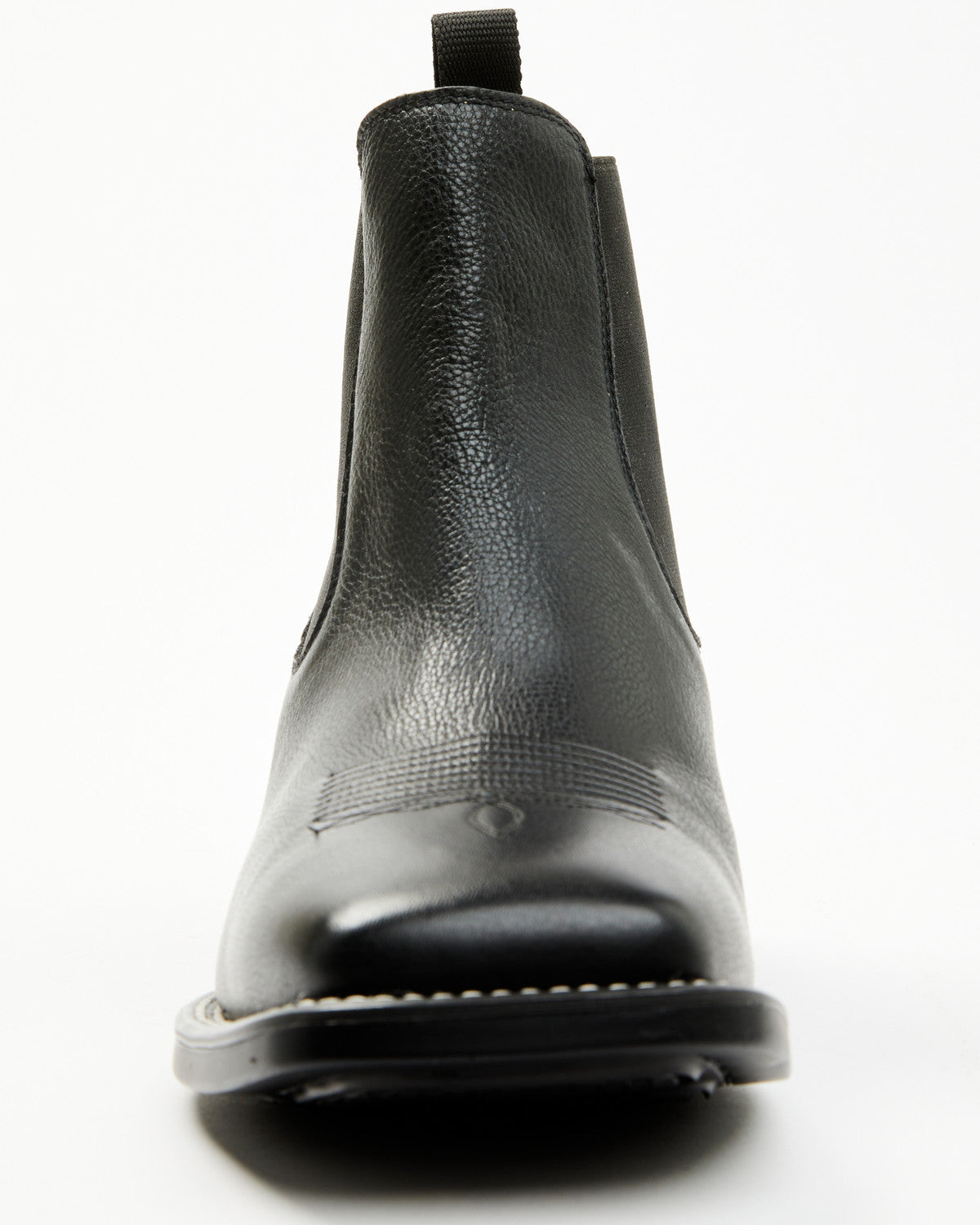 Men's Jones Chelsea Boots - Broad Square Toe Black