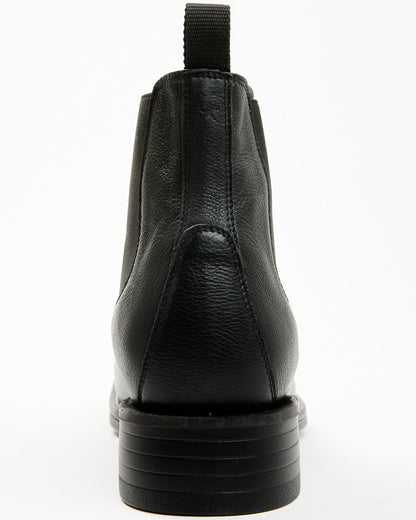 Men's Jones Chelsea Boots - Broad Square Toe Black