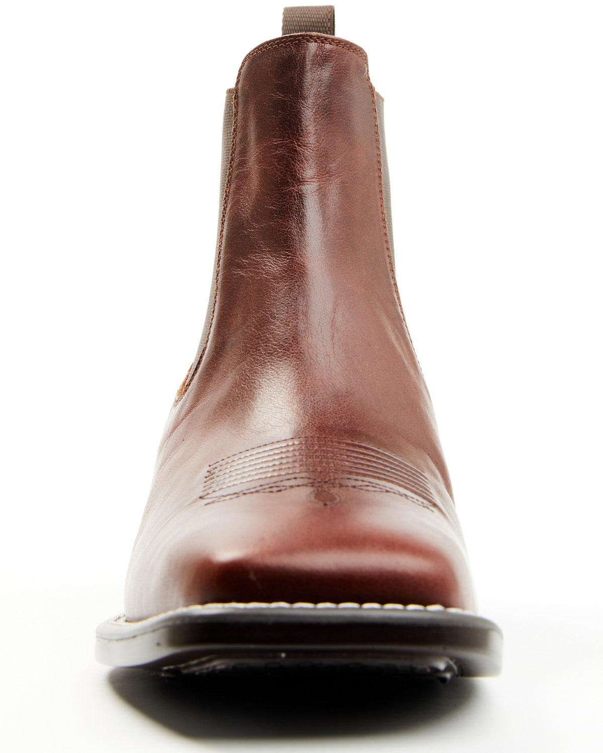 Men's Jones Chelsea Boots - Broad Square Toe Cognac