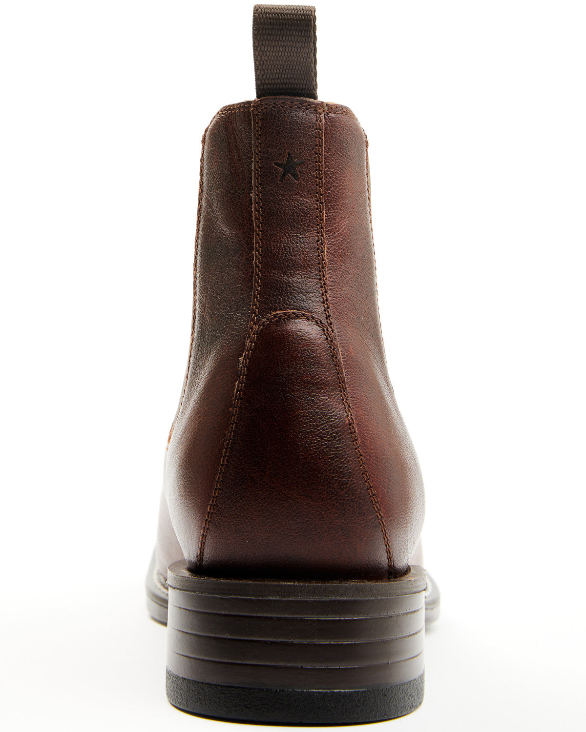 Men's Jones Chelsea Boots - Broad Square Toe Cognac