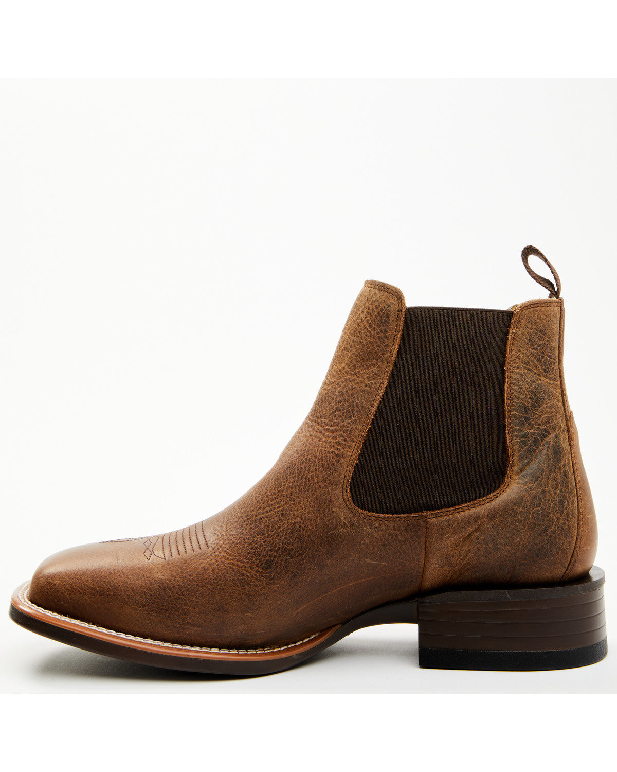 Men's Jones Chelsea Boots - Broad Square Toe Tan