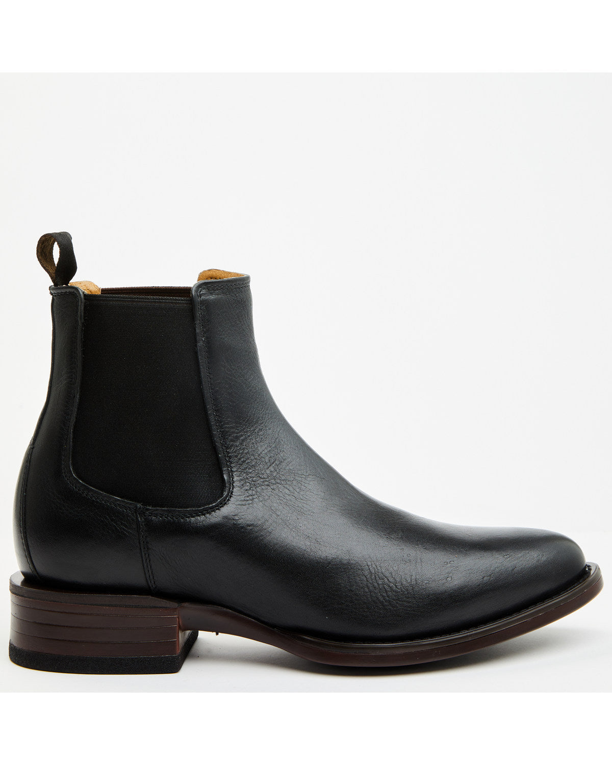 Men's Scout Chelsea Boots - Round Toe Black/red