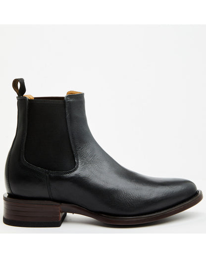 Men's Scout Chelsea Boots - Round Toe Black/red