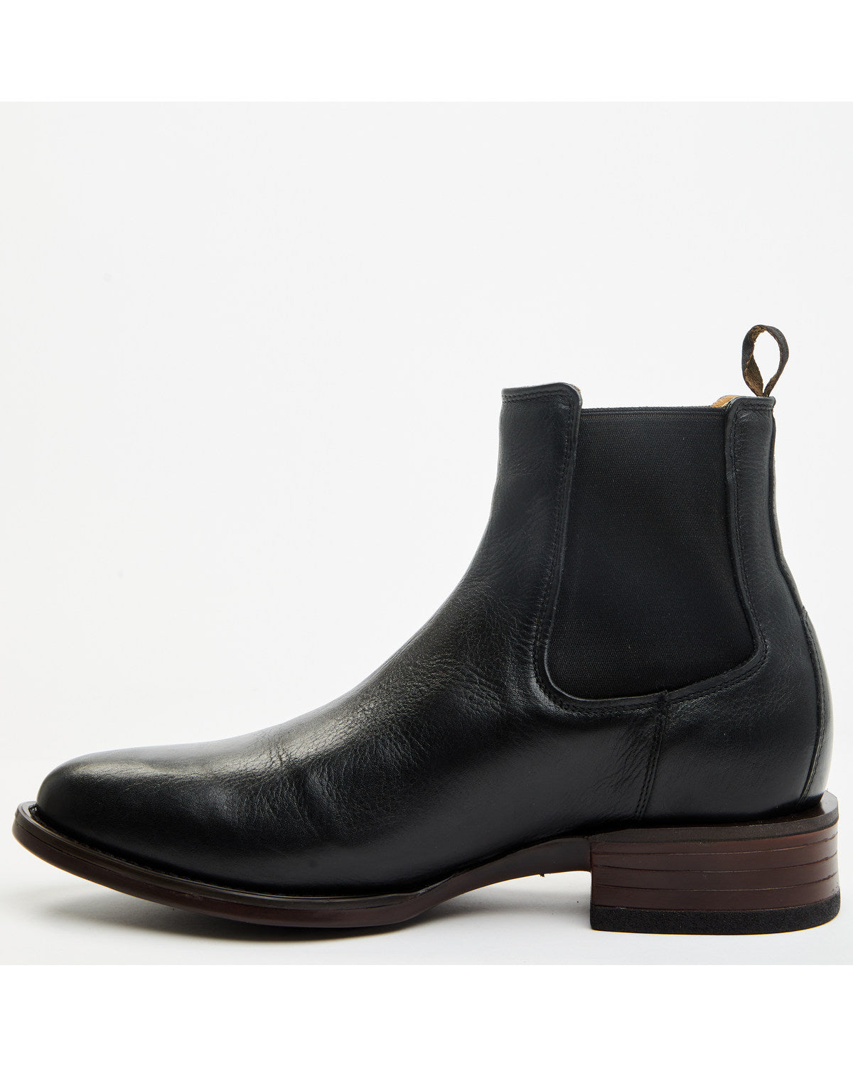 Men's Scout Chelsea Boots - Round Toe Black/red