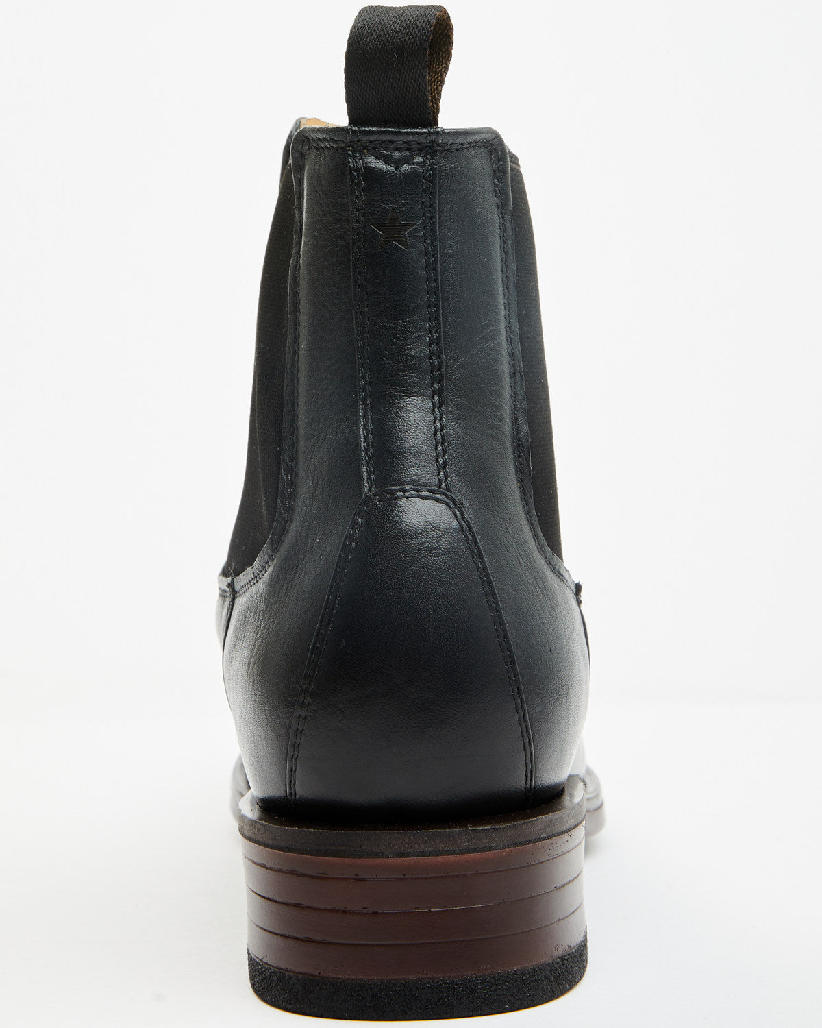 Men's Scout Chelsea Boots - Round Toe Black/red