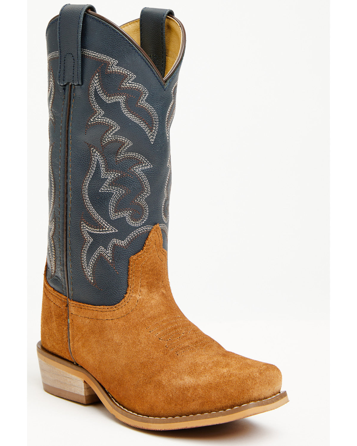 Boys' Jace Western Boots - Square Toe Blue