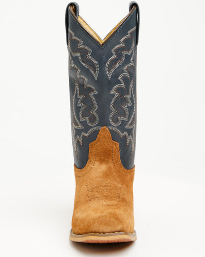 Boys' Jace Western Boots - Square Toe Blue