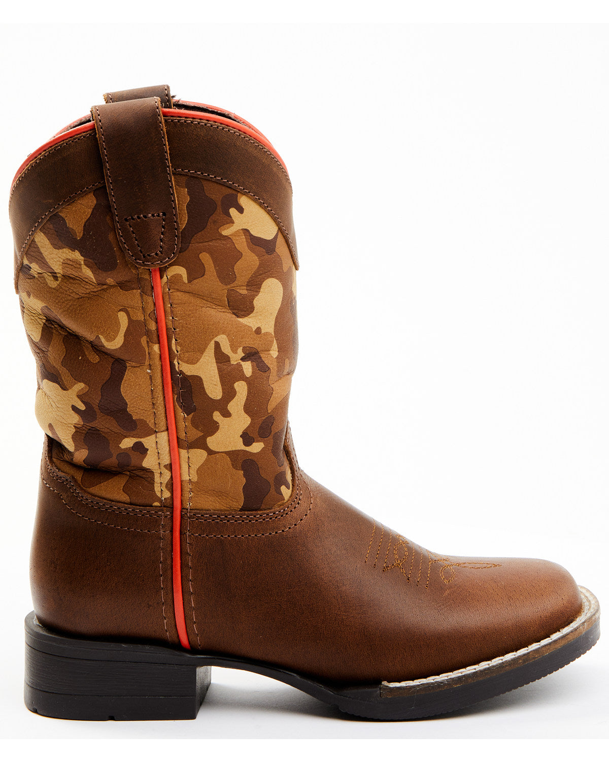 Boys' Camo Western Boots - Square Toe Multi