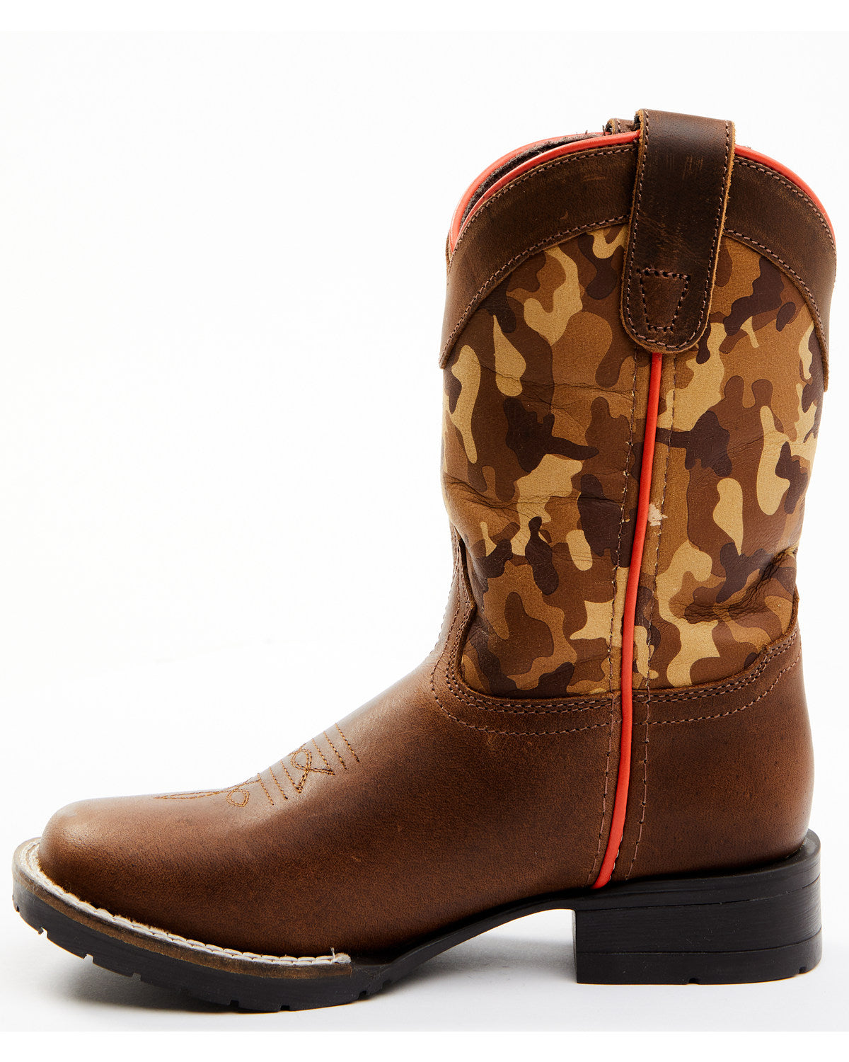 Boys' Camo Western Boots - Square Toe Multi