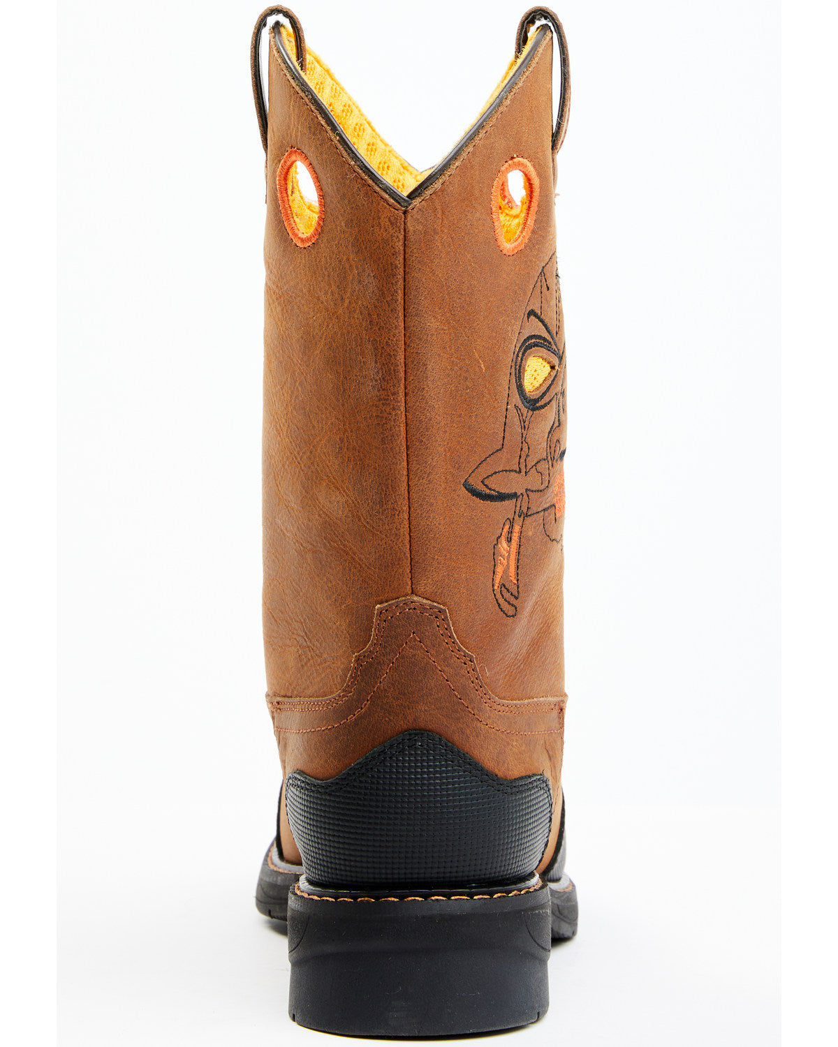 Boys' Skull Work Boots - Broad Square Toe Multi