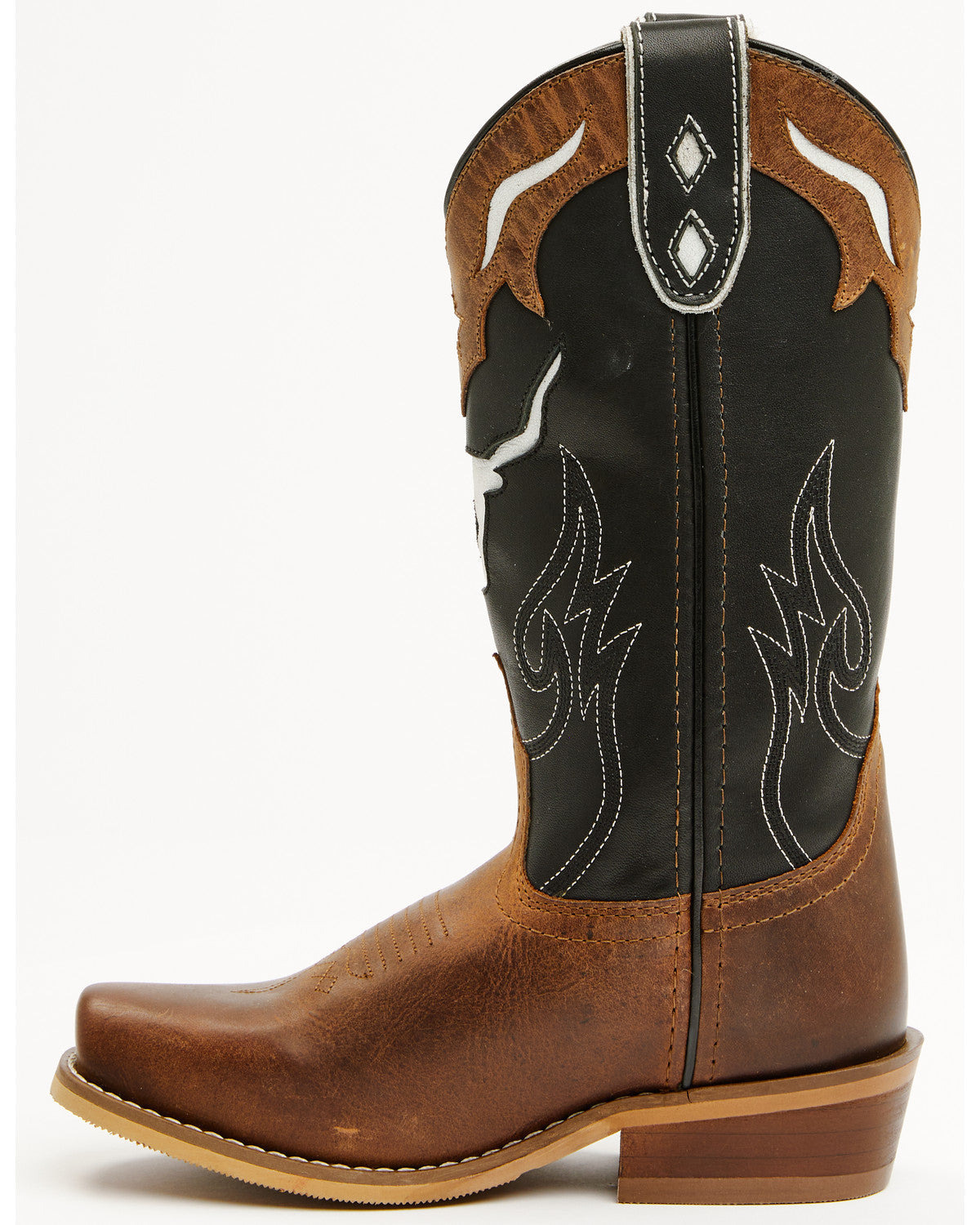 Boys' Little Show Time Western Boots - Square Toe Black