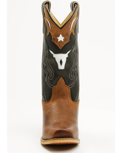Boys' Little Show Time Western Boots - Square Toe Black