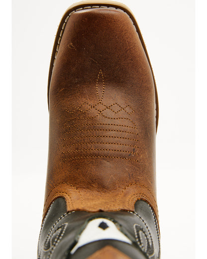 Boys' Little Show Time Western Boots - Square Toe Black