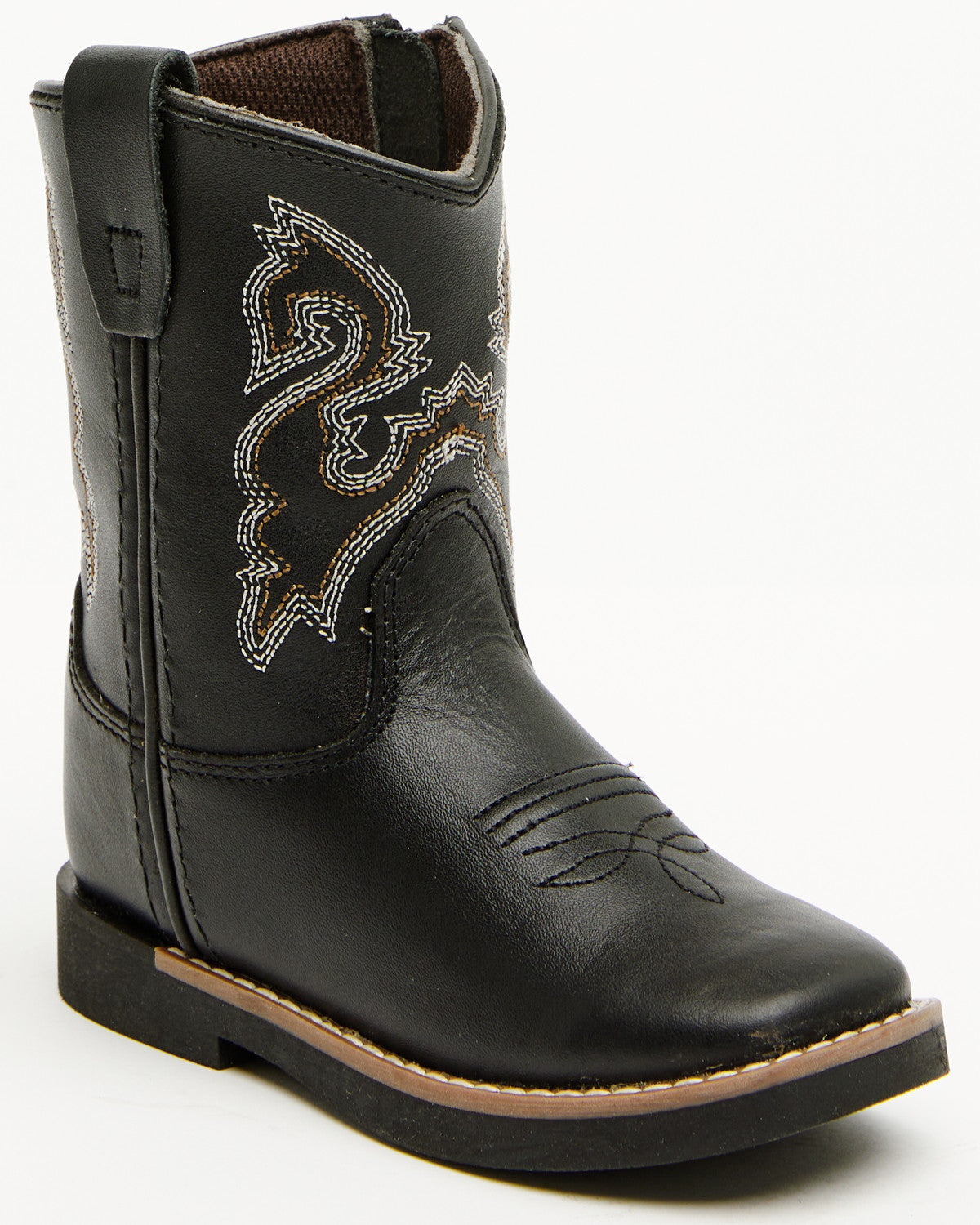 Toddler Boys' Westley Dane Western Boots - Broad Square Toe Black
