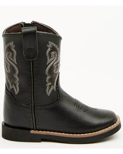 Toddler Boys' Westley Dane Western Boots - Broad Square Toe Black
