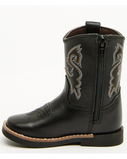 Toddler Boys' Westley Dane Western Boots - Broad Square Toe Black