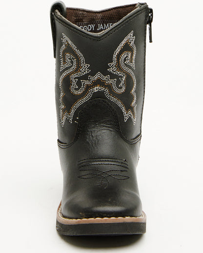 Toddler Boys' Westley Dane Western Boots - Broad Square Toe Black