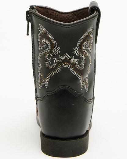 Toddler Boys' Westley Dane Western Boots - Broad Square Toe Black