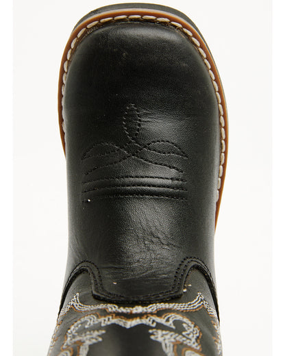 Toddler Boys' Westley Dane Western Boots - Broad Square Toe Black
