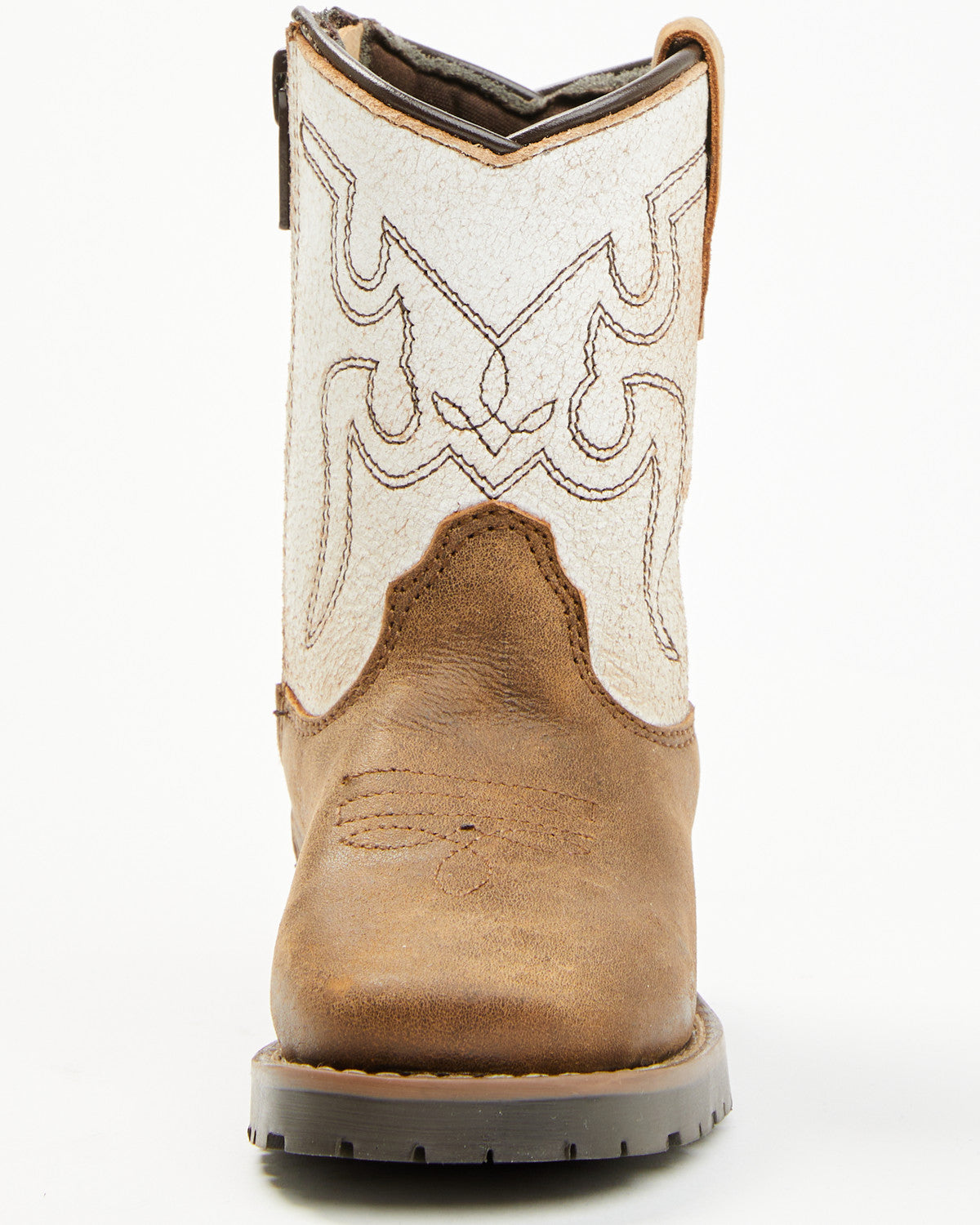 Toddler Boys' Little Luke Western Boots - Square Toe Brown