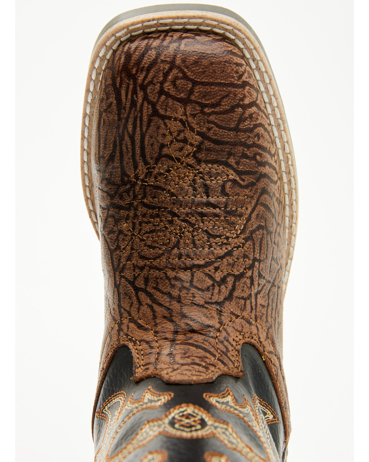 Boys' Rex Western Boots - Broad Square Toe Black