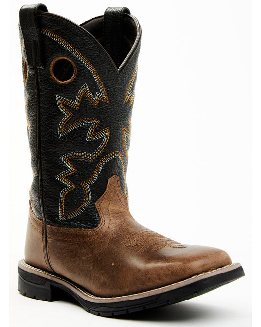 Little Boys' Knox Western Boots - Broad Square Toe Tan