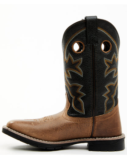 Little Boys' Knox Western Boots - Broad Square Toe Tan