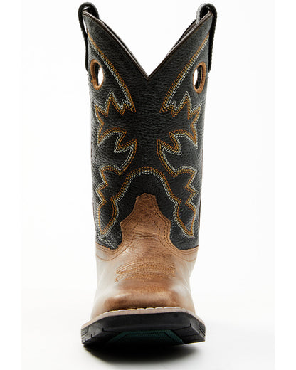 Little Boys' Knox Western Boots - Broad Square Toe Tan
