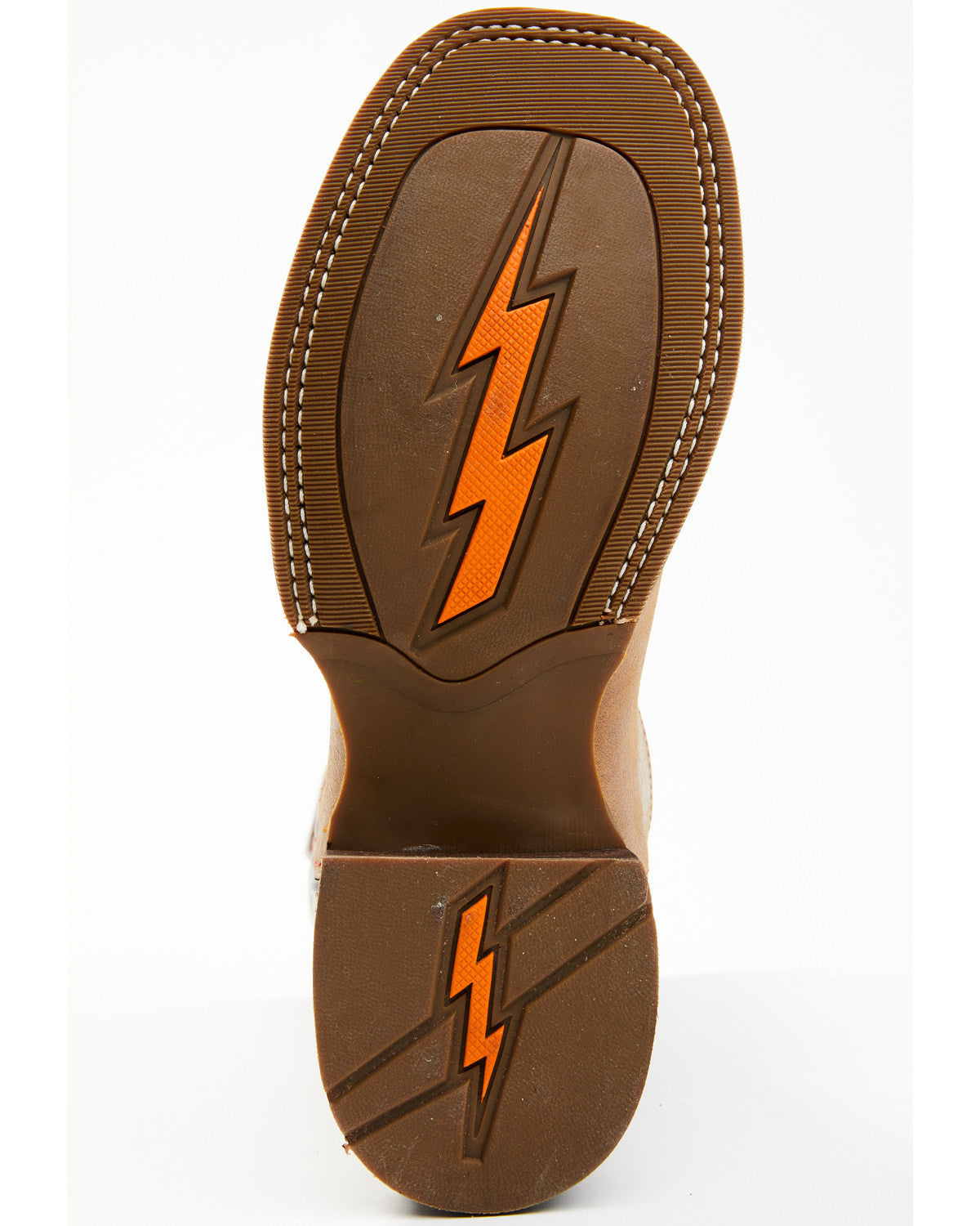 Boys' Ames Tonal Western Boots - Broad Square Toe Brown