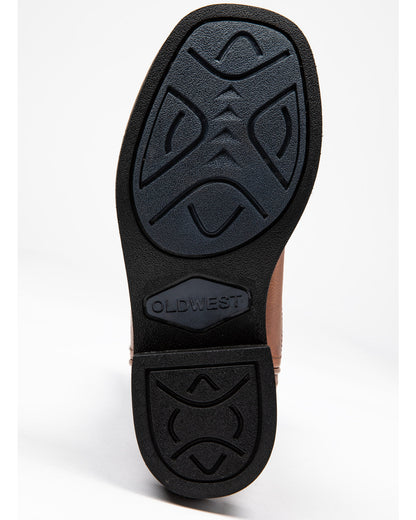 Boys' Ryder Western Boots - Square Toe Brown/blue