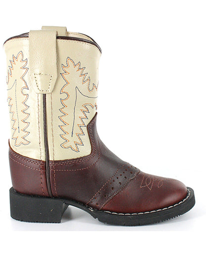 Toddler Boys' Roper Western Boots - Round Toe Brown