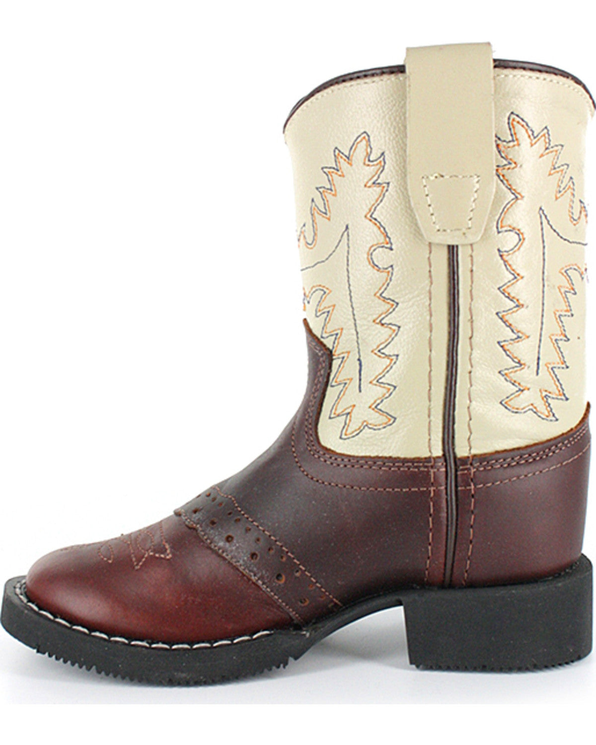 Toddler Boys' Roper Western Boots - Round Toe Brown