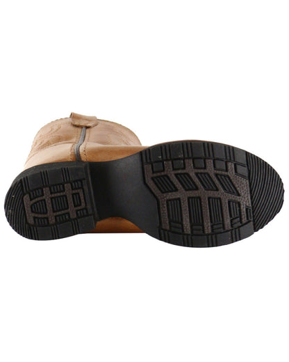 Toddler Boys' Showdown Western Boots - Round Toe Tan