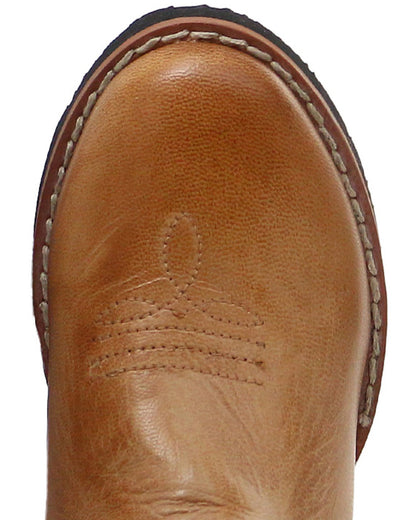 Toddler Boys' Showdown Western Boots - Round Toe Tan