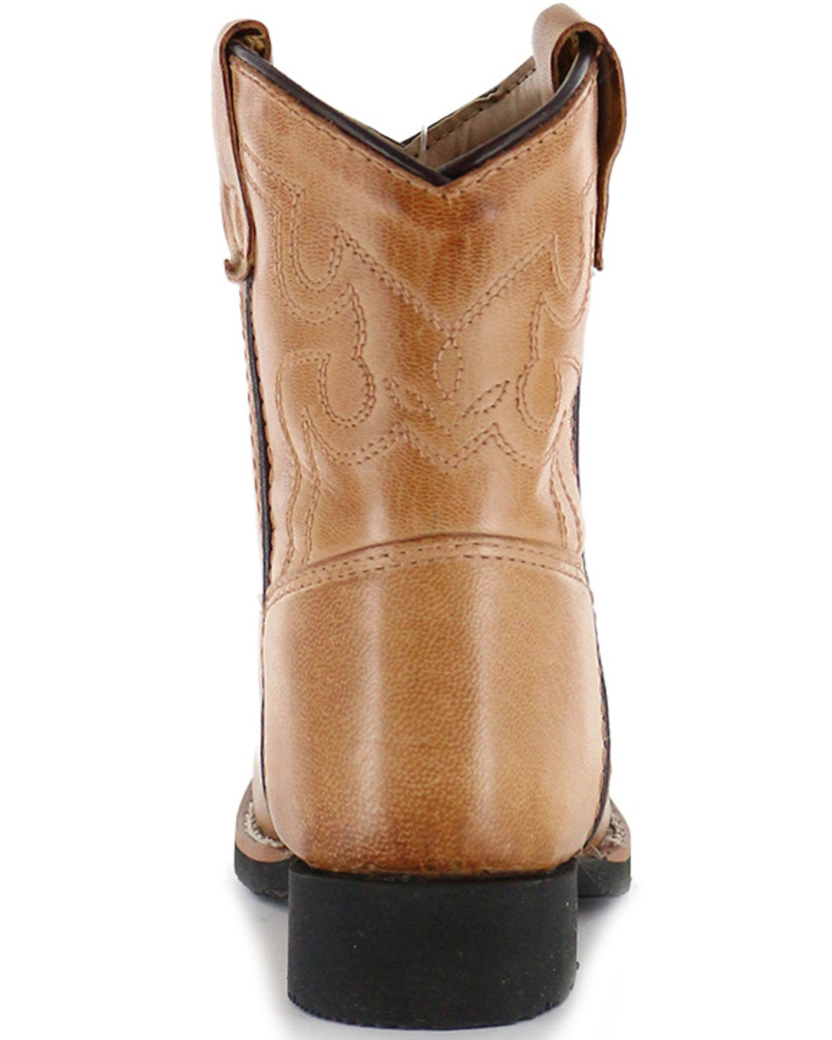 Toddler Boys' Showdown Western Boots - Round Toe Tan