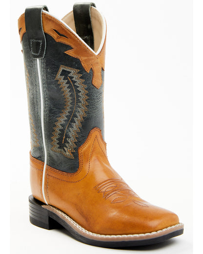 Boys' Western Boots - Square Toe Brown
