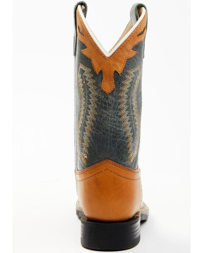 Boys' Western Boots - Square Toe Brown