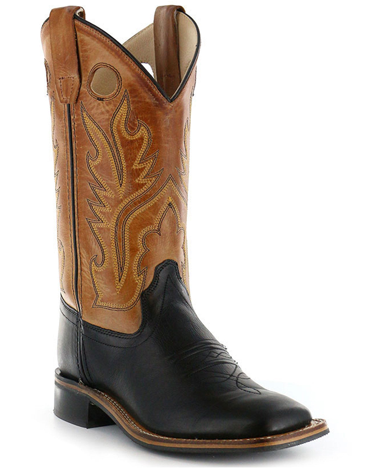 Boys' Canyon Western Boots - Square Toe Black