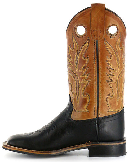Boys' Canyon Western Boots - Square Toe Black