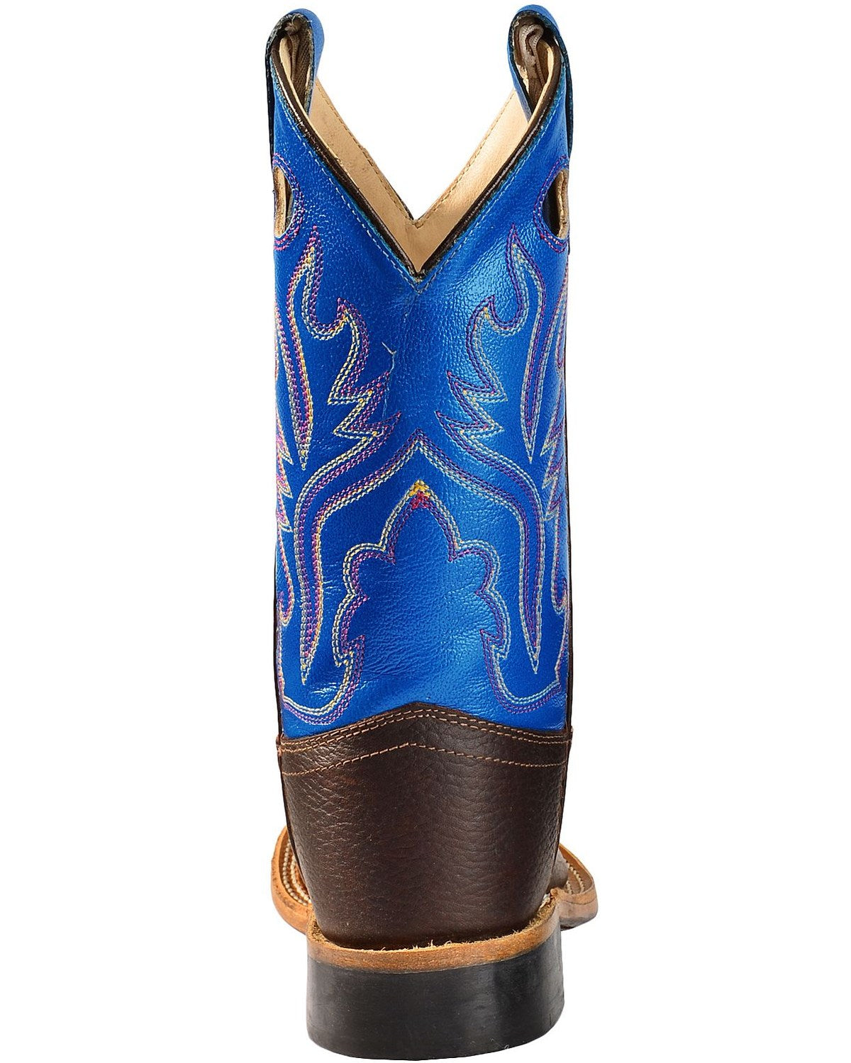 Boys' Thunder Western Boots - Broad Square Toe Oiled Rust