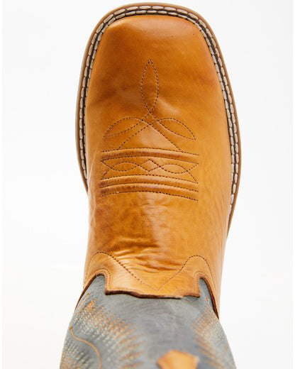 Boys' Barnwood Western Boots - Square Toe Brown