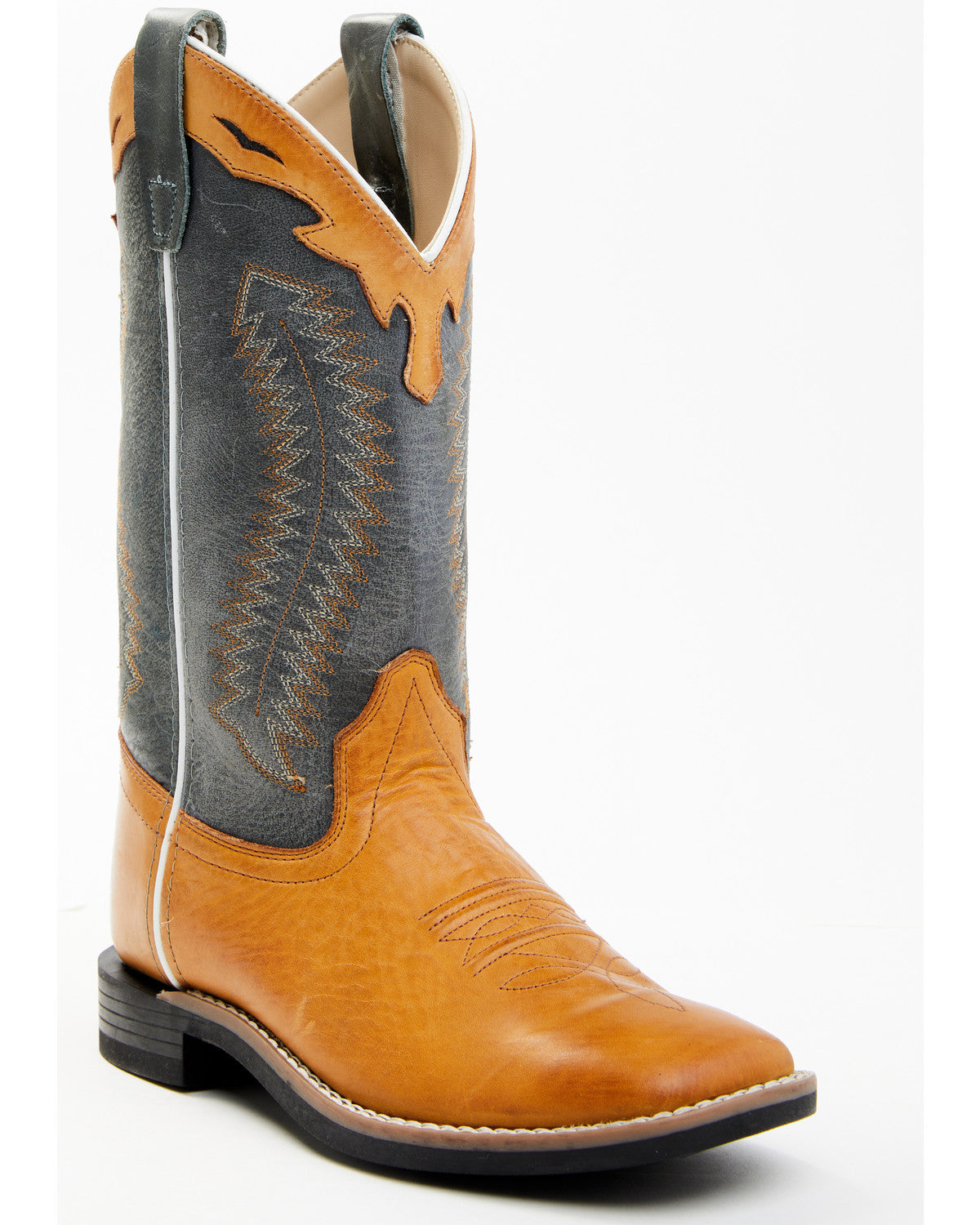 Boys' Barnwood Western Boots - Square Toe Brown