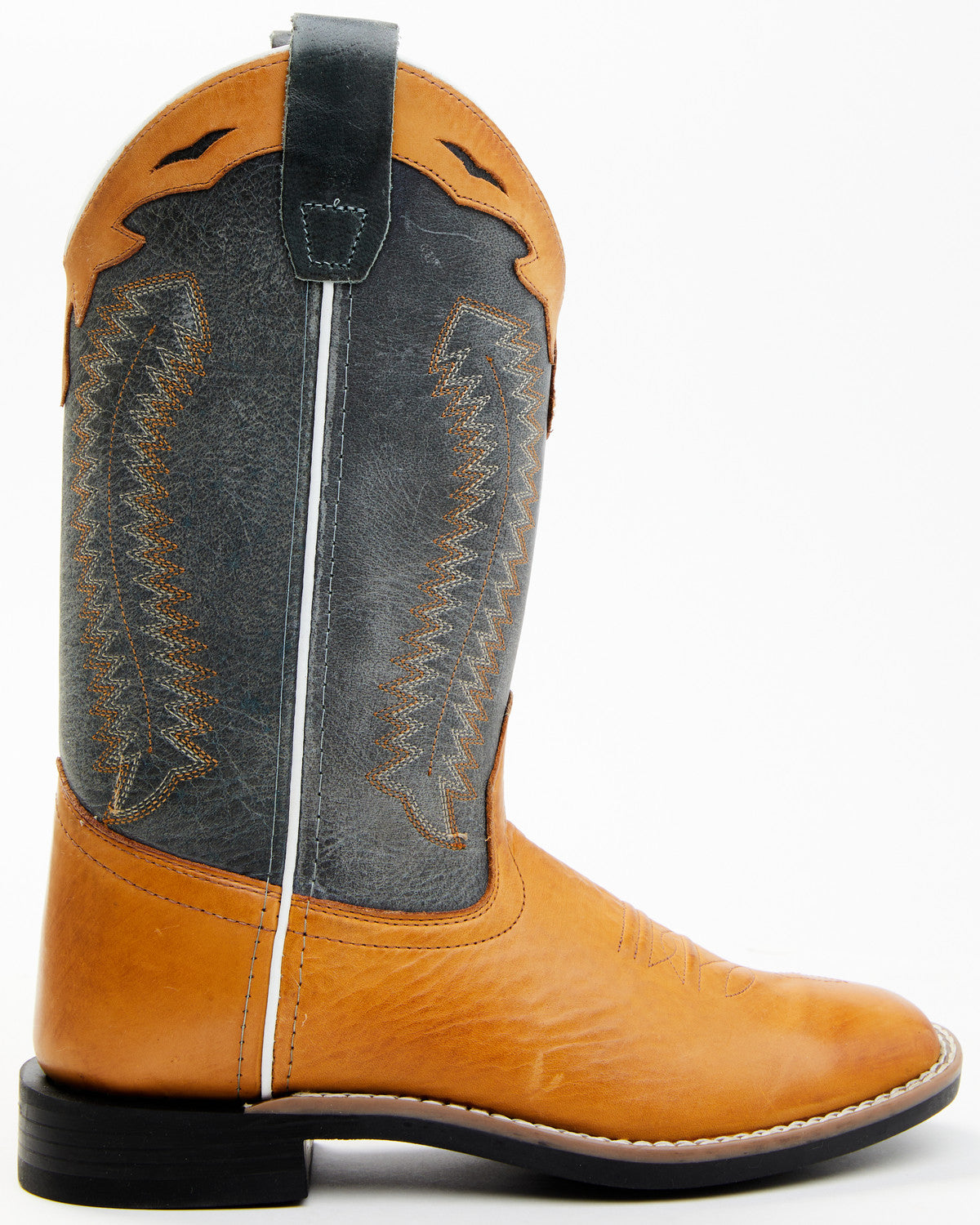 Boys' Barnwood Western Boots - Square Toe Brown