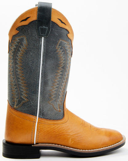 Boys' Barnwood Western Boots - Square Toe Brown